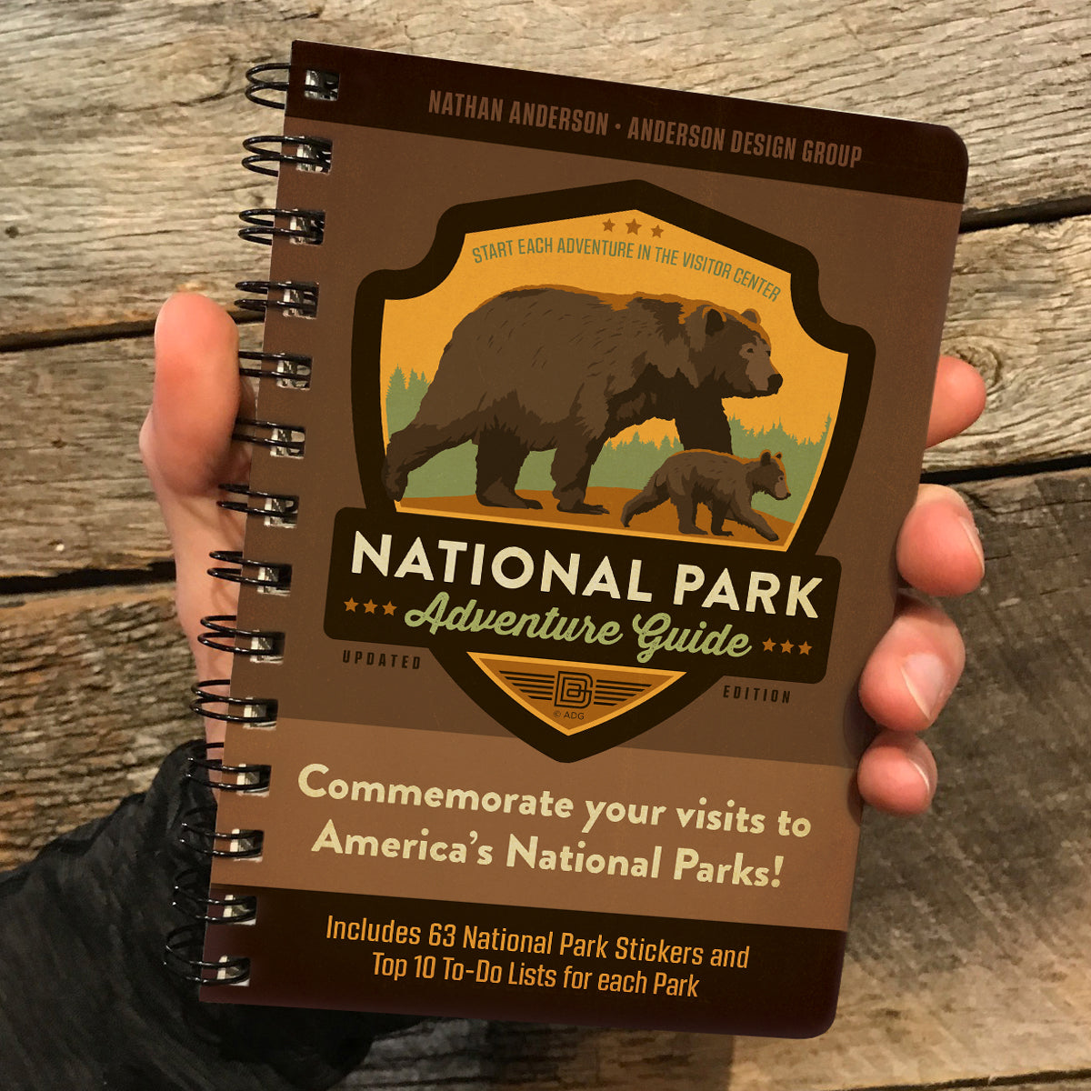 National park adventure guide book