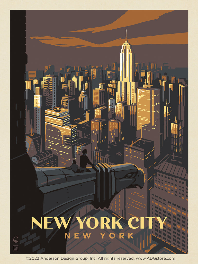 Admire Dazzling City Skylines With Our Custom Posters