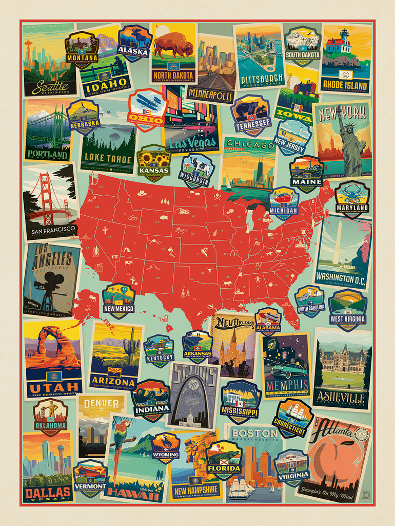 Visit Amazing American Travel Destinations in Your Home with Iconic Prints
