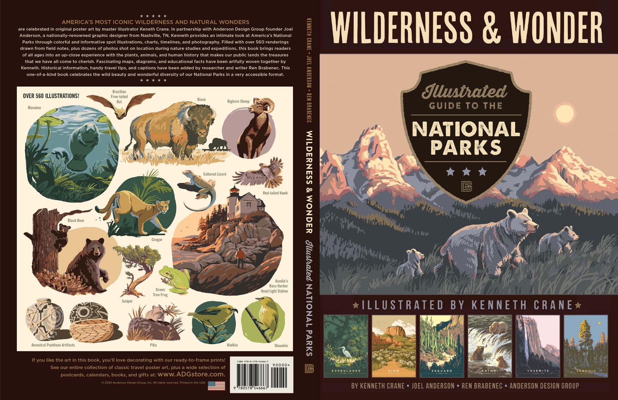 Wilderness & Wonder: An Illustrated Guide to the 63 American National Parks