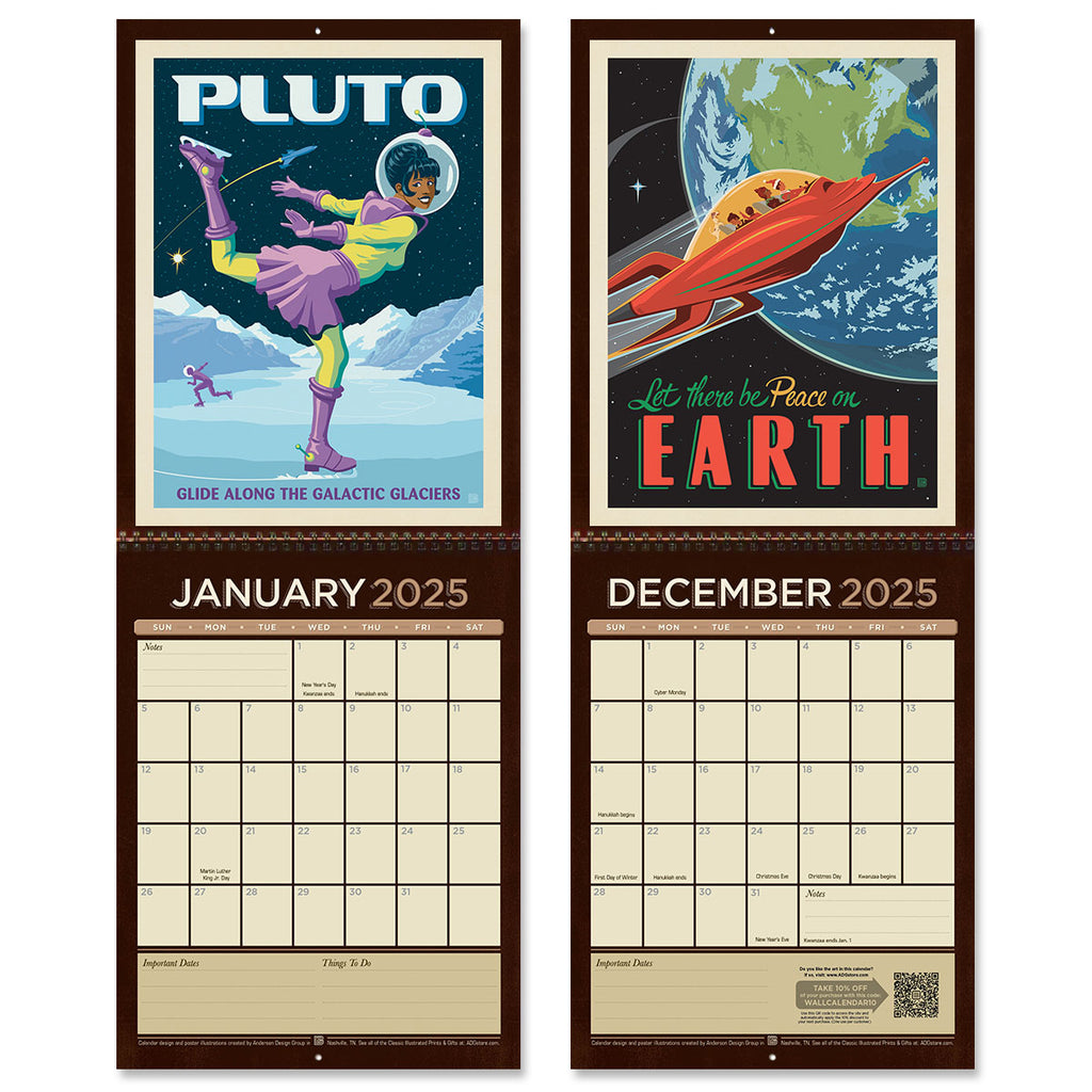 Our january and december space designs