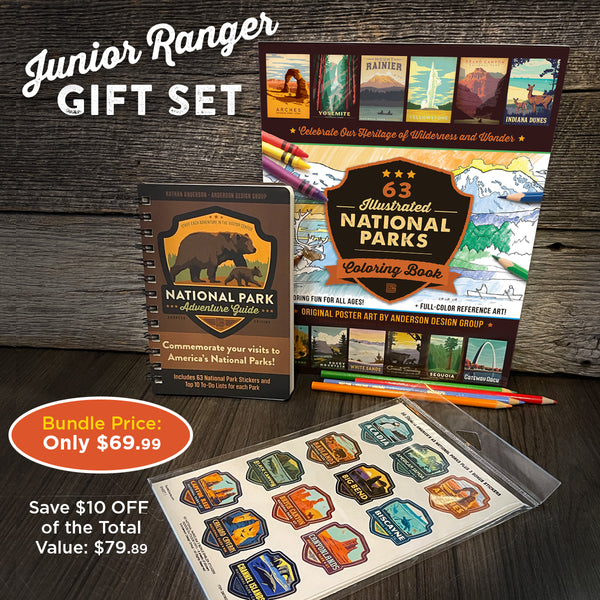 Gift Set: 3-Piece Junior Ranger (National Parks Book Bargain Bundle)