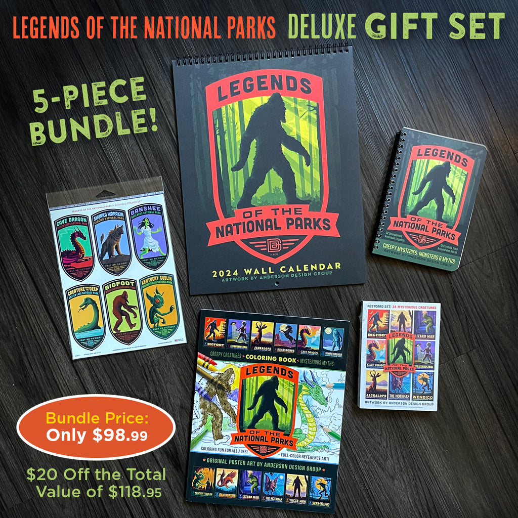 Gift Set: 5-Piece Deluxe (National Parks Book Bargain Bundle) - Anderson  Design Group
