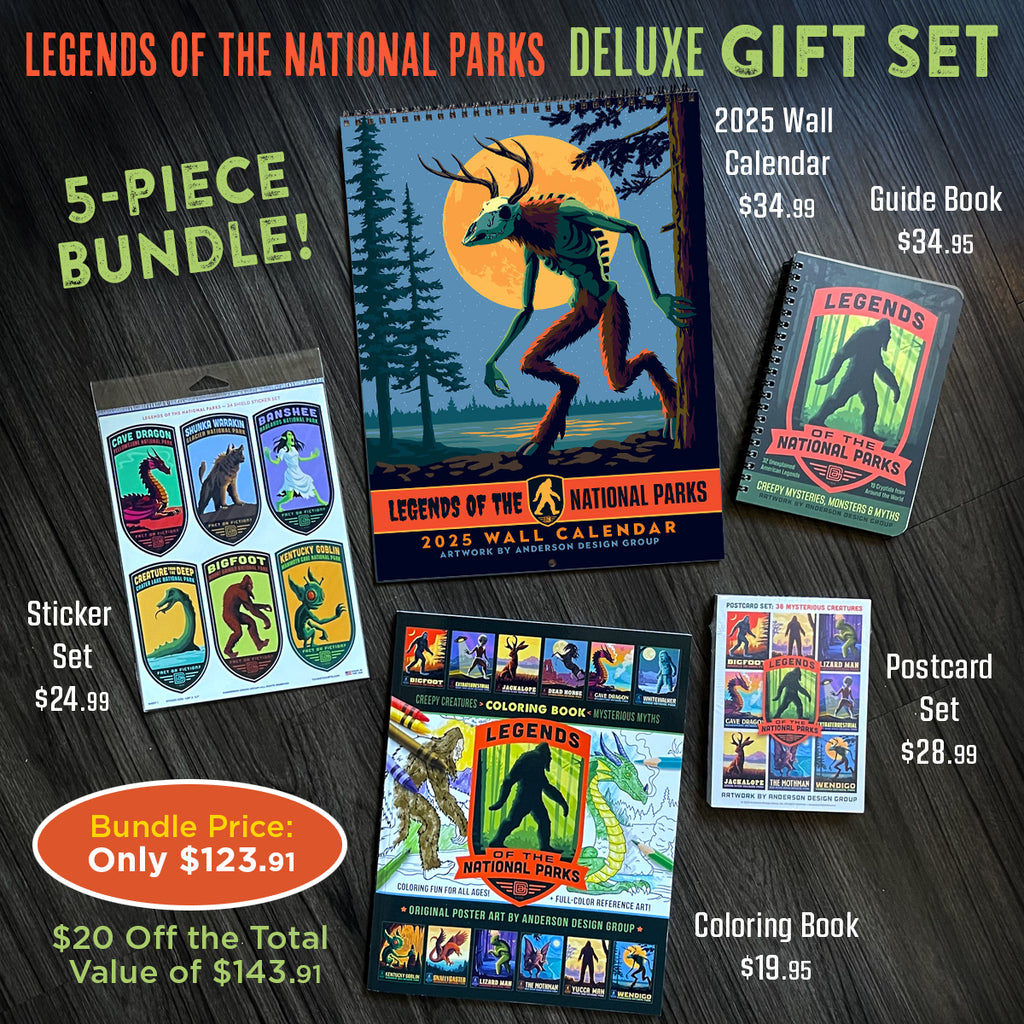 Gift Set: 5-Piece Legends Of The National Parks (Bargain Book Bundle)