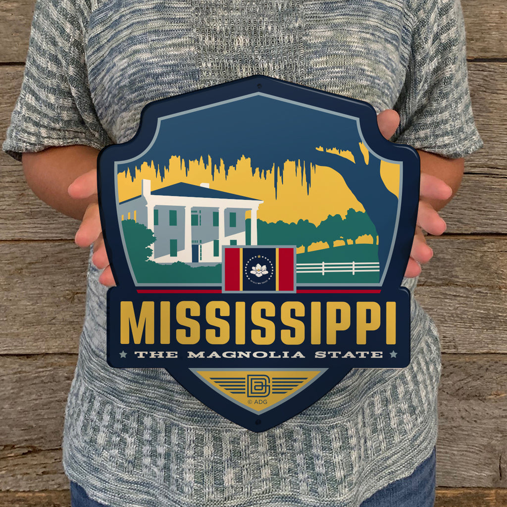 Metal Emblem Sign: SP Mississippi