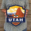 Metal Emblem Sign: SP Utah