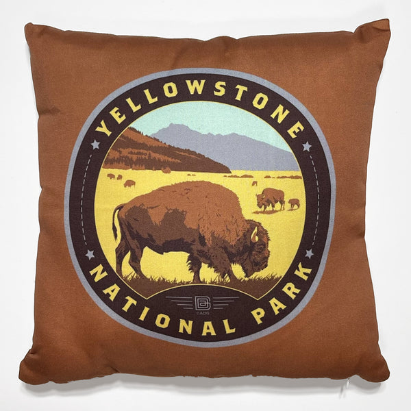 Winter Buffalo x Yellowstone Decor Throw Blanket by Vintage Patina