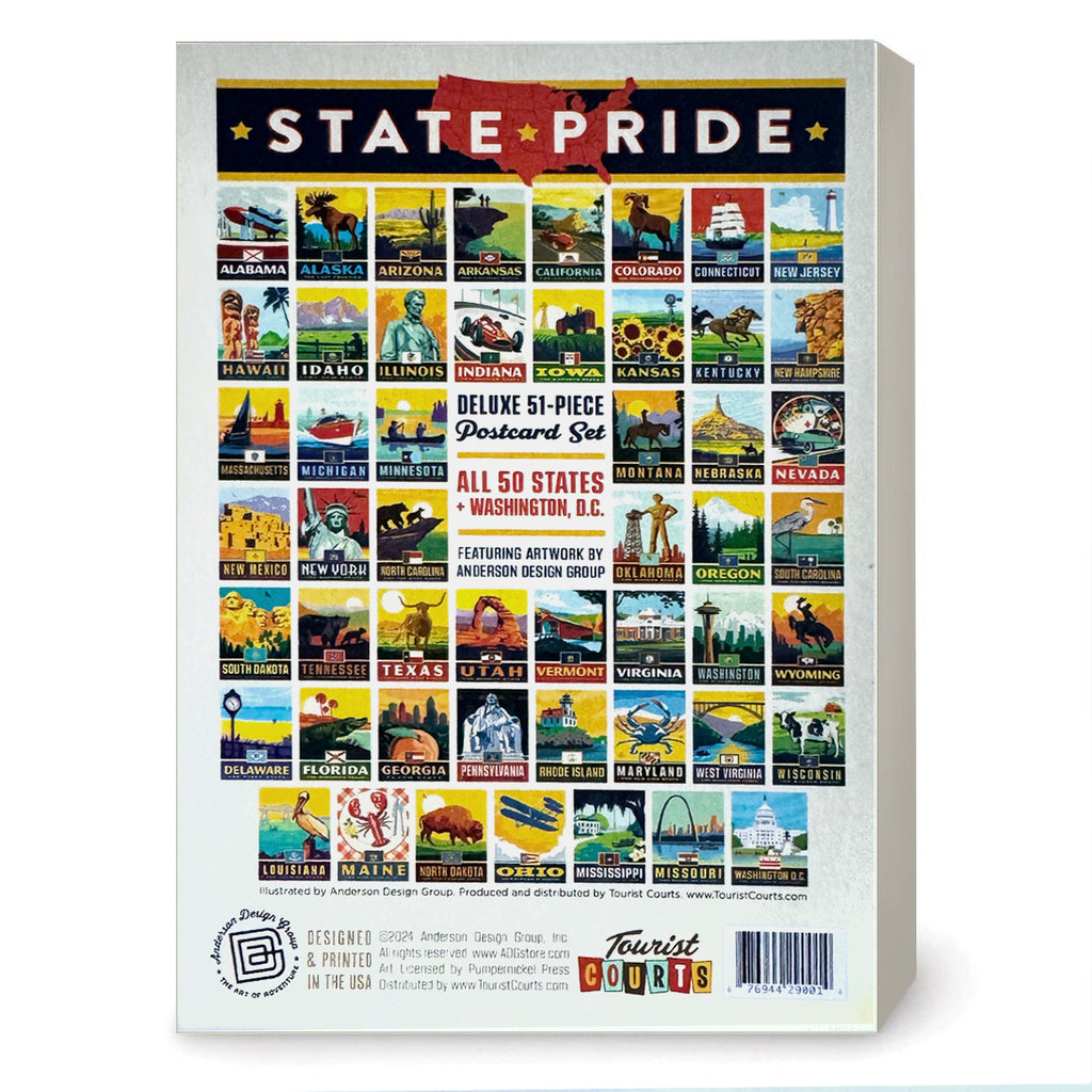 POSTCARDS: State Pride 51-Piece Set