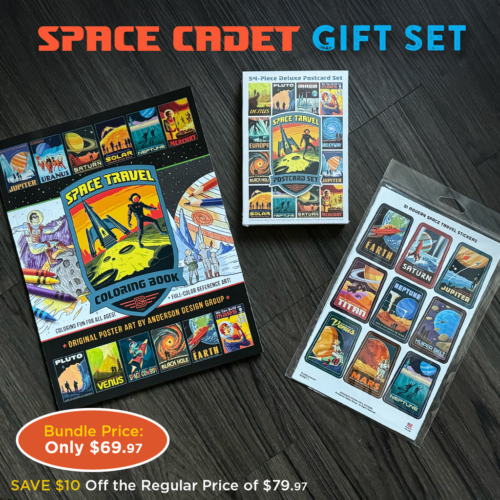 Space Cadet Gift Set: 3-Piece Space Travel (Bargain Book Bundle)