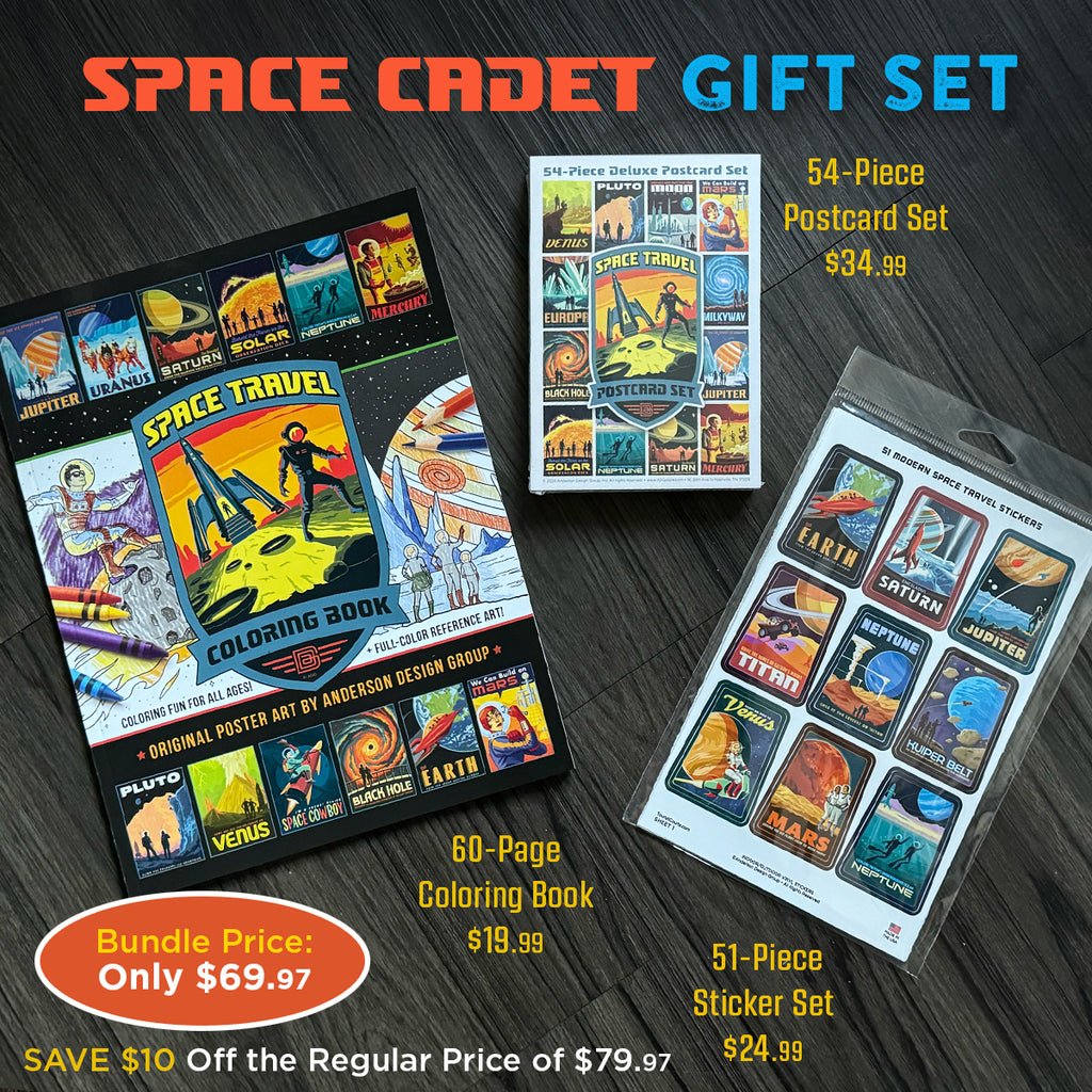 Space Cadet Gift Set: 3-Piece Space Travel (Bargain Book Bundle)