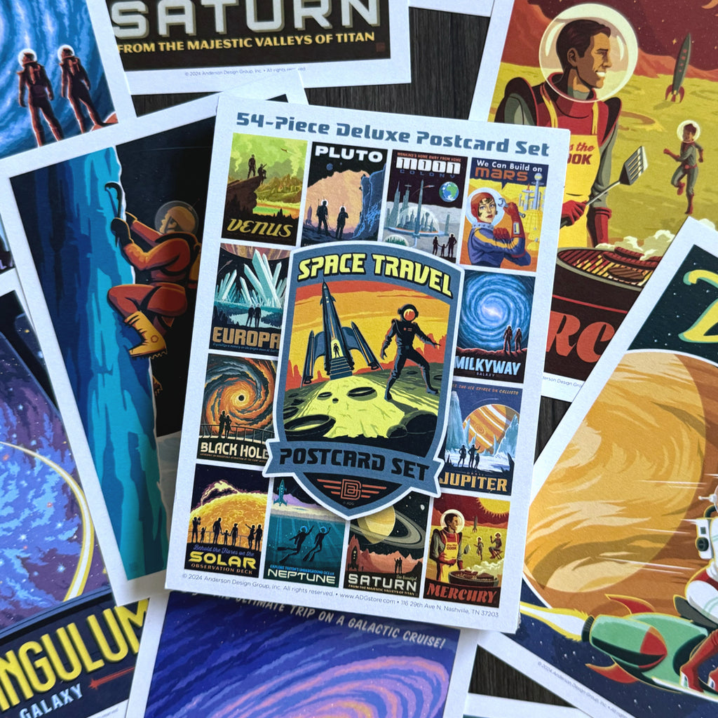 POSTCARDS: Space Travel 54-Piece Set