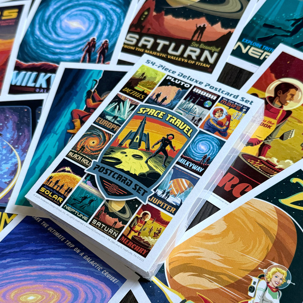 POSTCARDS: Space Travel 54-Piece Set