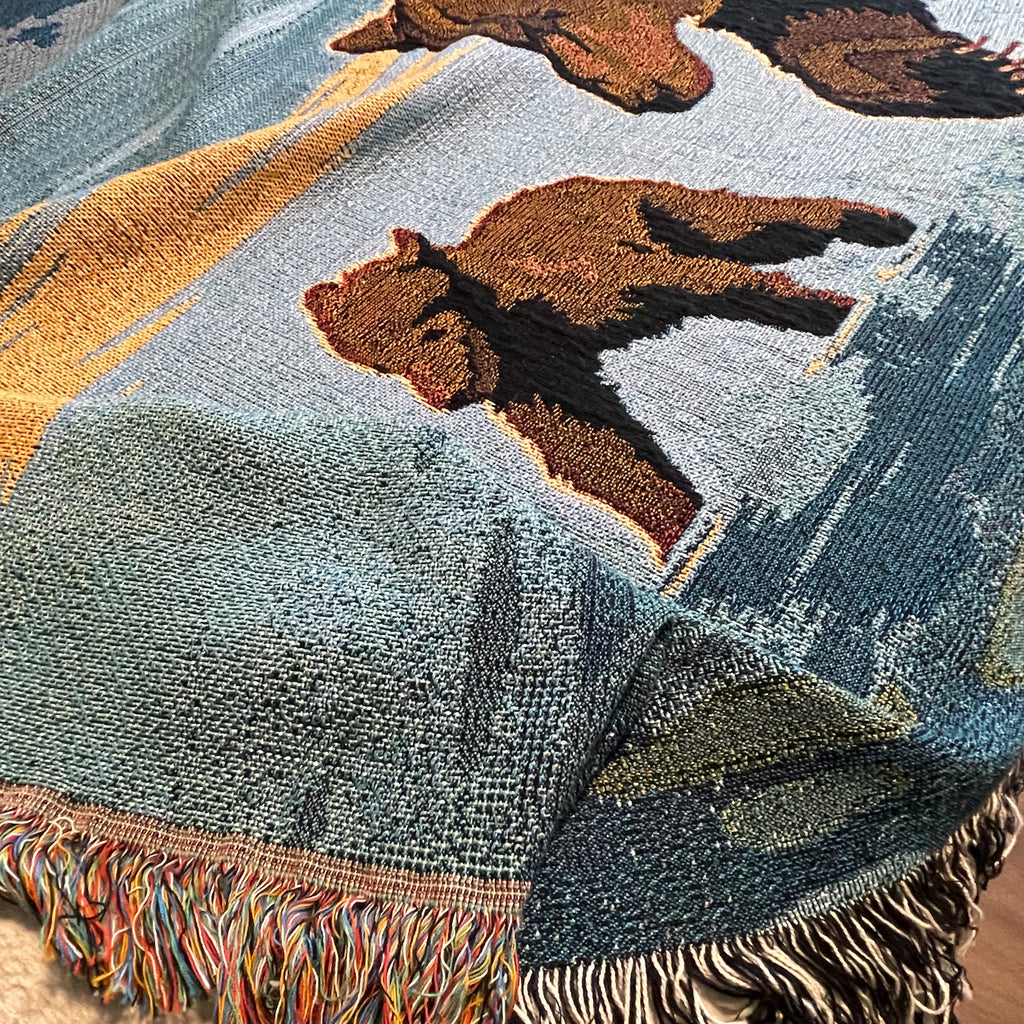 SHORES - Woven Throw Blanket