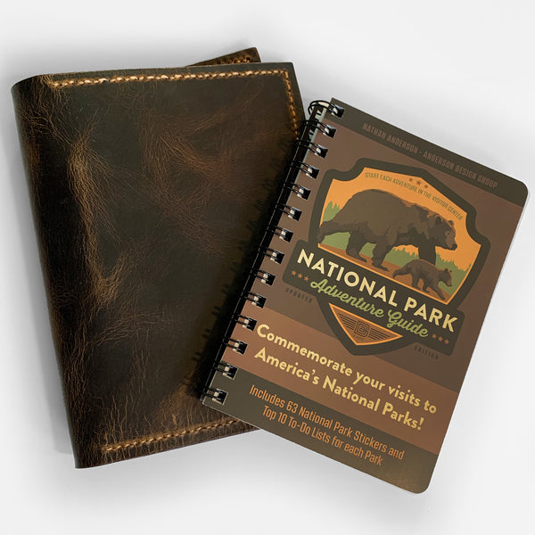 Deluxe Leather Cover for NP Adventure Guide Book (Sold Separately) -  Anderson Design Group